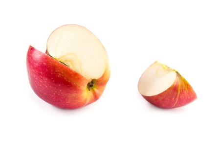 apple on a white background 