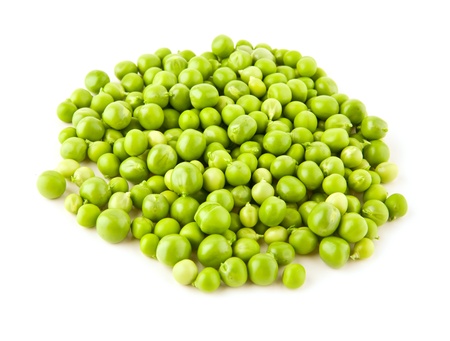 pea on a white background の写真素材