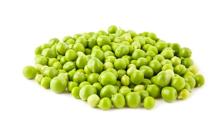 pea on a white backgroundの写真素材