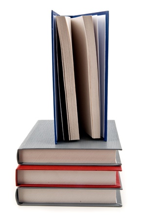 books on a white backgroundの写真素材