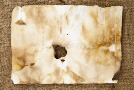 old paper on the background of tissueの写真素材