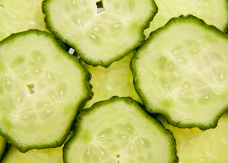 fresh cucumbers as the background の写真素材