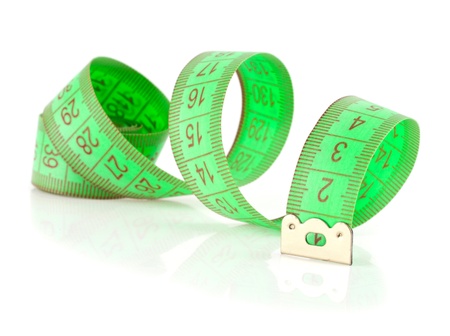 meter on a white backgroundの写真素材