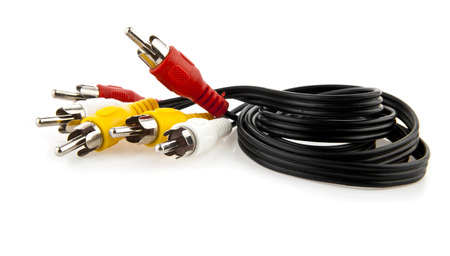 cable on a white background
