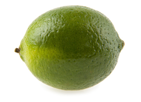 lime is isolated on a white background