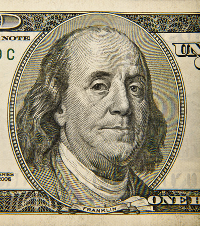 dollars on a white background