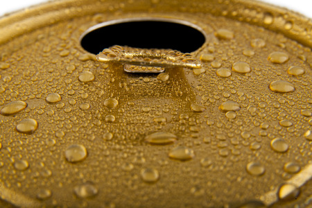 jar of beer on a white backgroundの写真素材