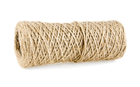 hank of rope on a white background