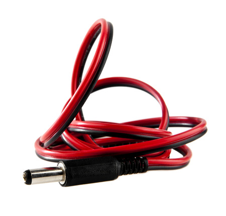 wire on white background