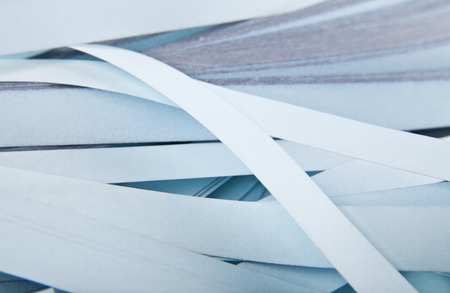 pieces of paper as background closeupの写真素材