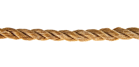 rope isolated on white backgroundの写真素材