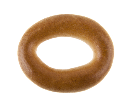 bagels isolated on the white backgroundの写真素材