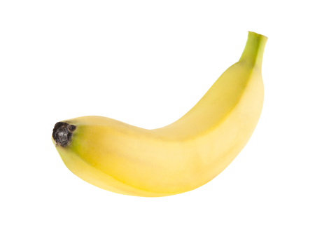 bananas isolated on white backgroundの写真素材