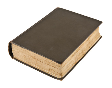 old book isolated on white background