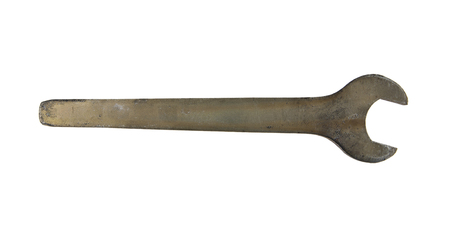 wrenches isolated on white backgroundの写真素材