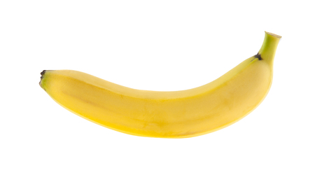 banana isolated on white backgroundの写真素材