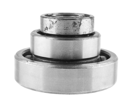 bearings isolated on white backgroundの写真素材