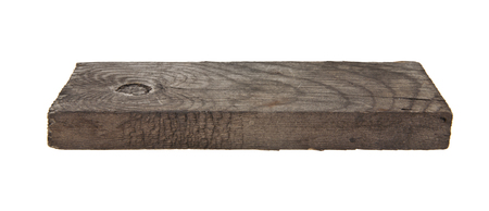 old wooden bar isolated on white backgroundの写真素材