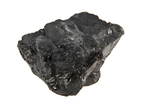 coal isolated on white backgroundの写真素材