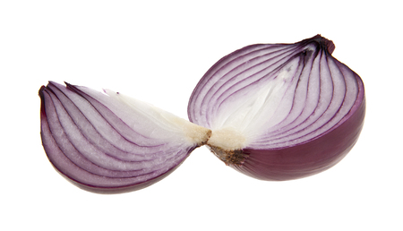 onions isolated on a white backgroundの写真素材
