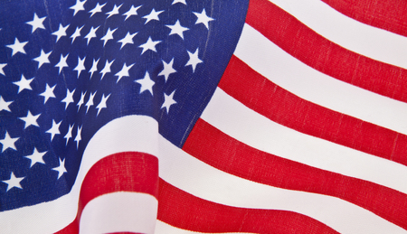 US flag as backgroundの写真素材