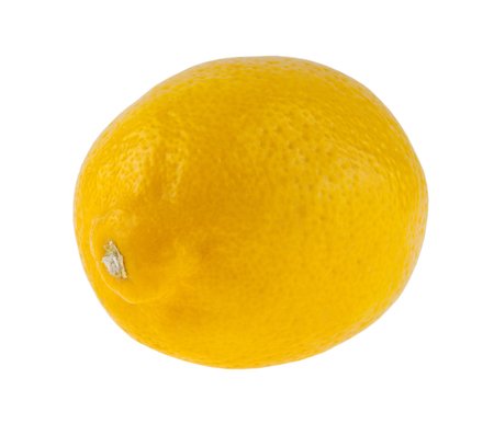 lemon isolated on white backgroundの写真素材