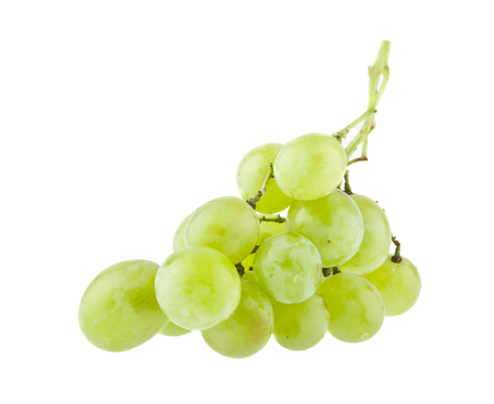 grapes isolated on white backgroundの写真素材