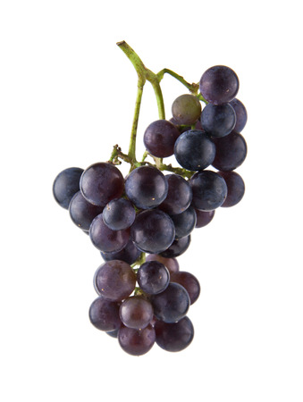 grapes isolated on white backgroundの写真素材