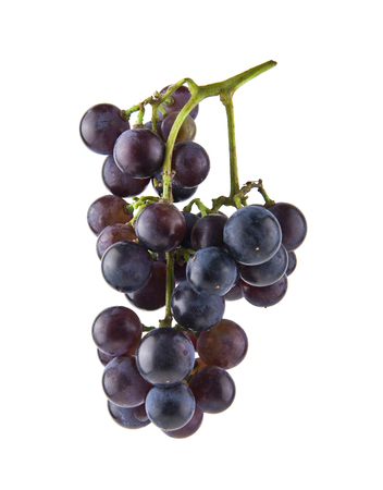 grapes isolated on white backgroundの写真素材