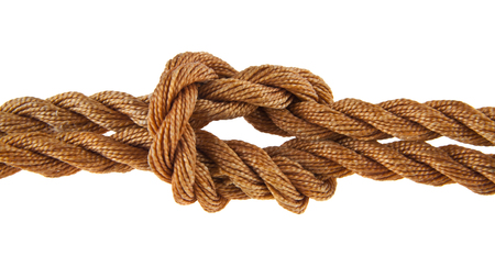 rope isolated on white backgroundの写真素材