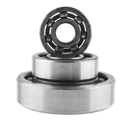 bearings isolated on white backgroundの写真素材