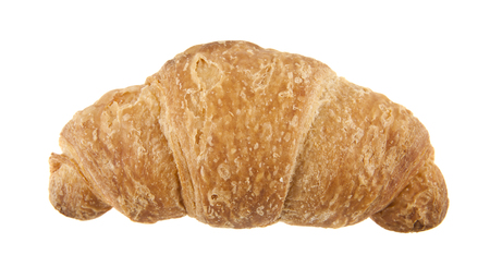 croissants isolated on white backgroundの写真素材