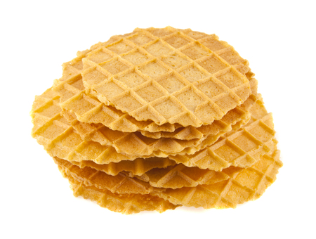 chips isolated on white backgroundの写真素材