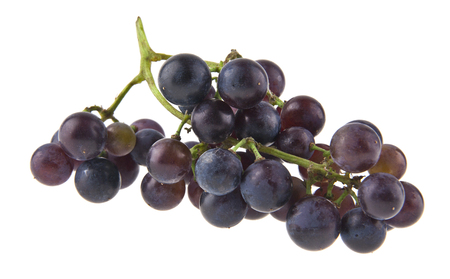 grapes isolated on white backgroundの写真素材