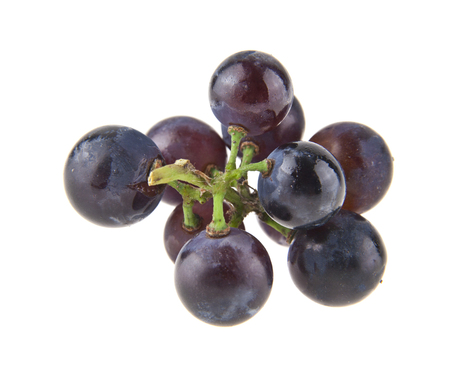 grapes isolated on white backgroundの写真素材