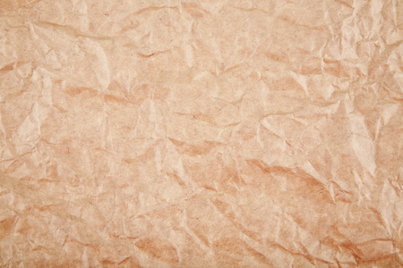 brown wrinkled paper as backgroundの写真素材