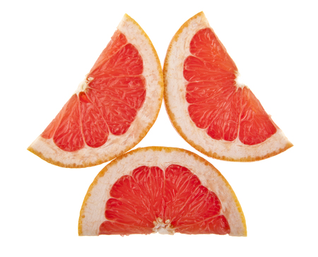 orange isolated on white background closeupの写真素材
