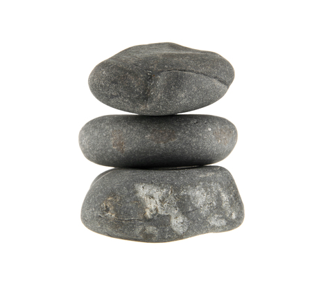 stone isolated on white background closeup