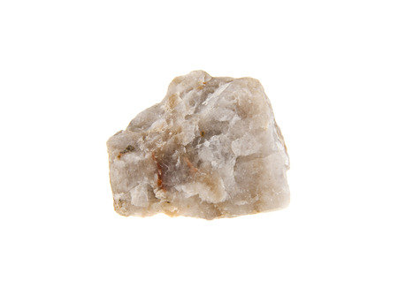 stone isolated on white background closeup