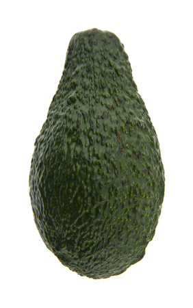 food with fresh organic avocado isolated on white backgroundの写真素材