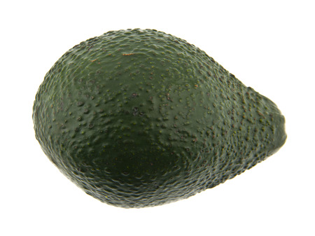 food with fresh organic avocado isolated on white backgroundの写真素材