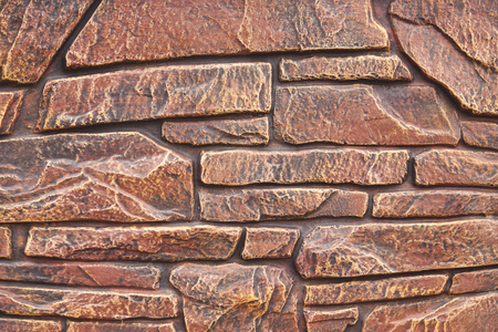 wall texture with a stone as a background. As an element of packaging designの写真素材