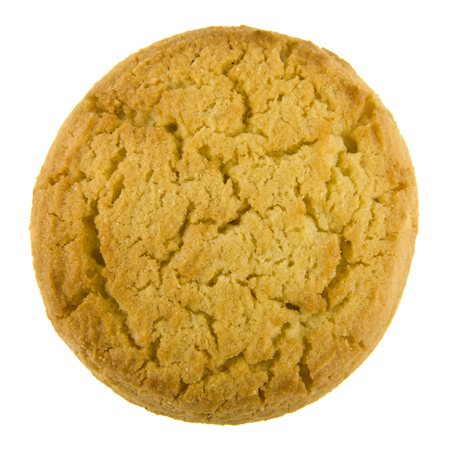 cookie isolated on white backgroundの写真素材