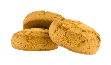 cookie isolated on white backgroundの写真素材