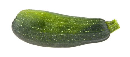 zucchini isolated on white backgroundの写真素材