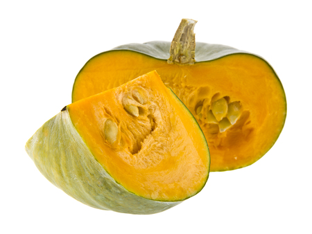 pumpkin isolated on white backgroundの写真素材