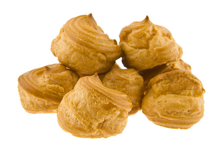 Eclairs isolated on whiteの写真素材