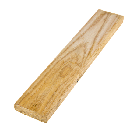 wooden board isolated on white backgroundの写真素材