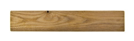 Wooden board isolated on whiteの写真素材