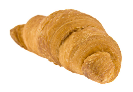 Croissants isolated on whiteの写真素材